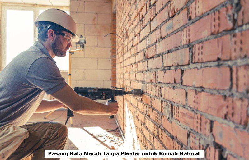 Pasang Bata Merah Tanpa Plester